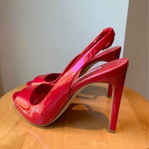 BCBGeneration Red Pumps, Patent Leather